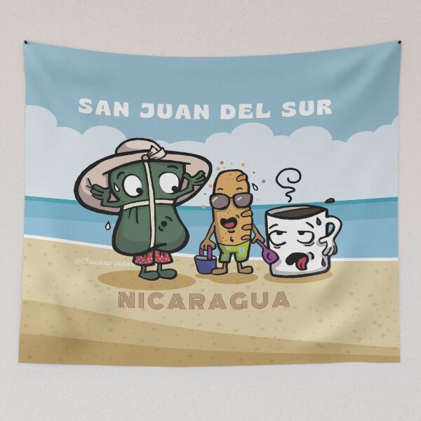 Item preview, San Juan del Sur Nicaragua designed and sold by Claustronautas.