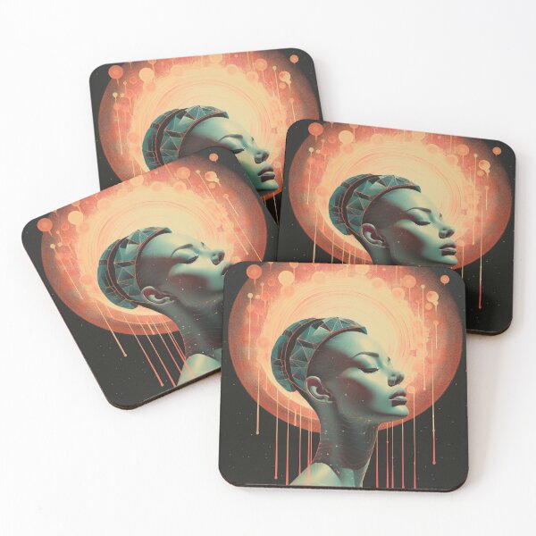 Item preview, Afrofuturism Art designed and sold by MidJourneymen.