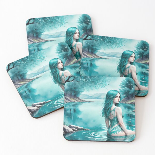 Item preview, Silhouettes of Hope: Digital Art Outlining Grief on the Lake Horizon designed and sold by Artedig.