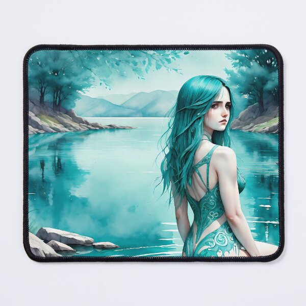Item preview, Silhouettes of Hope: Digital Art Outlining Grief on the Lake Horizon designed and sold by Artedig.