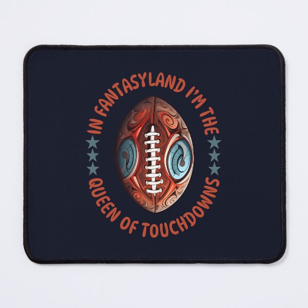 Item preview, EileenTheArt - In Fantasyland I'm The Queen Of Touchdowns - Football designed and sold by EileenTheArt.