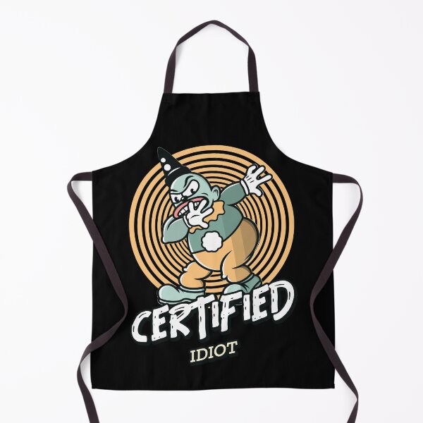 Item preview, Certified Idiot Funny Vintage Cartoon designed and sold by ElLocoMus.