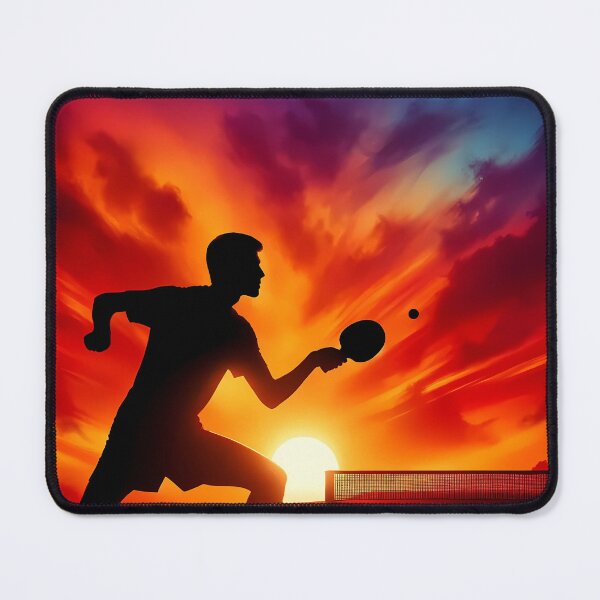 Item preview, Ping pong player in sunset designed and sold by zoexhibition.