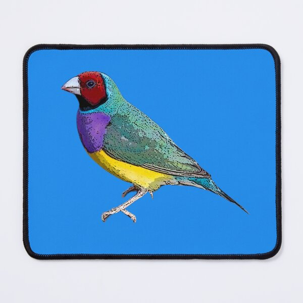 Item preview, Gouldian Rainbow Finch Color Design designed and sold by designsasstultd.