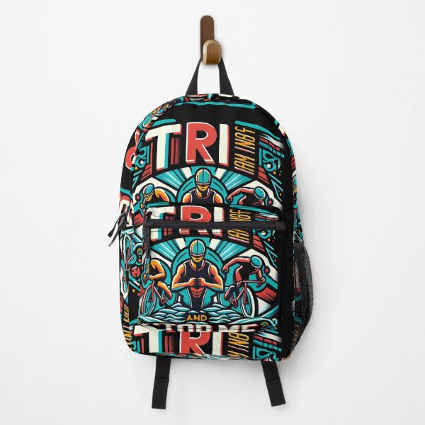 Item preview, TRI and Stop Me - Bold Triathlete Tee designed and sold by Triathlongram.