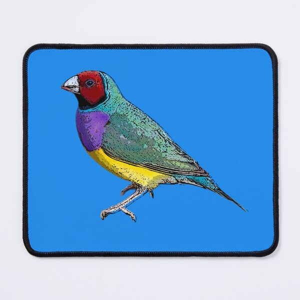 Item preview, Gouldian Rainbow Finch Black Alternate Design  designed and sold by designsasstultd.