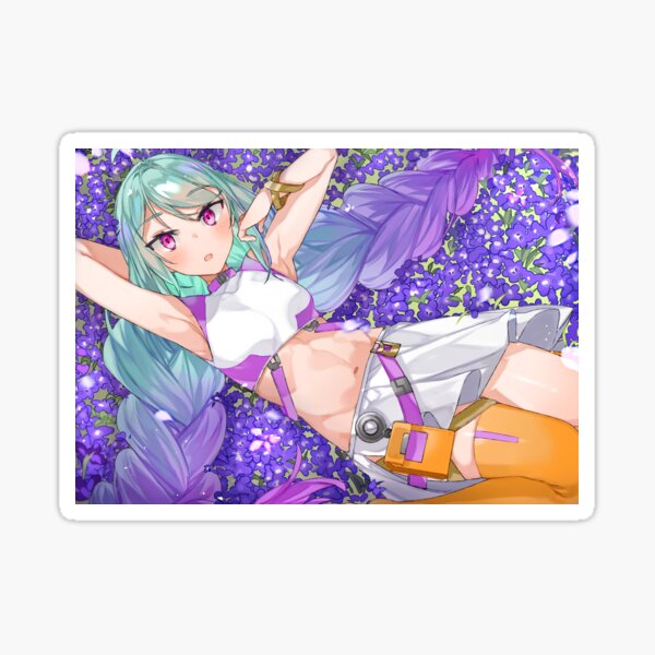 Ziyan on Violets Sticker