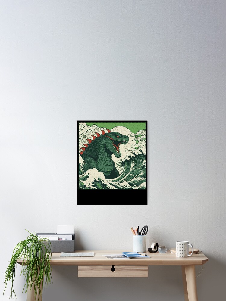 Godzilla King of the Monsters Rides The Great Wave