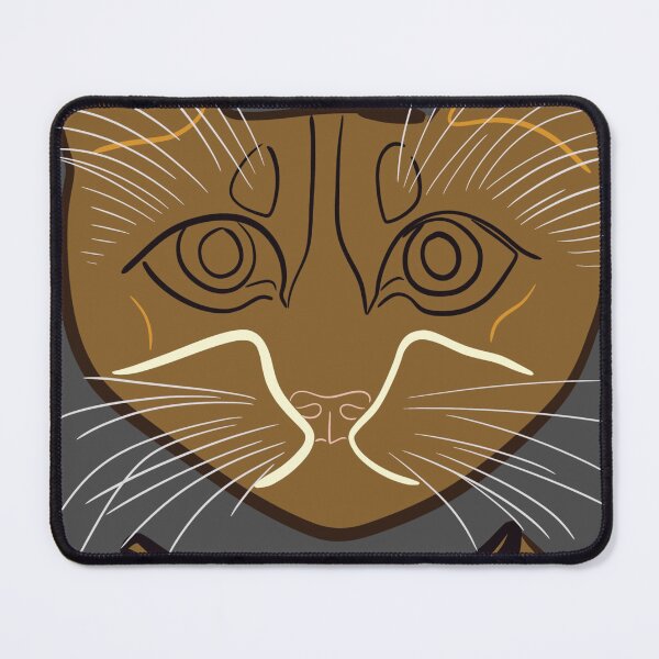 Item preview, Abstract Orange House Cat Kitty Portrait designed and sold by pngrktes-art.