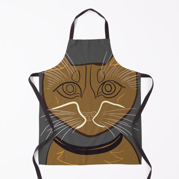 Item preview, Abstract Orange House Cat Kitty Portrait designed and sold by pngrktes-art.