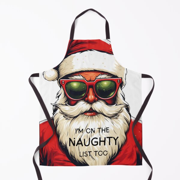 Item preview, On The Naughty List Santa Claus designed and sold by MCGrafxStudio.
