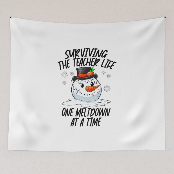 Item preview, Surviving the Teacher Life - Winter Edition: A Melting Snowman’s Journey Through One Meltdown at a Time designed and sold by GFelizNav.