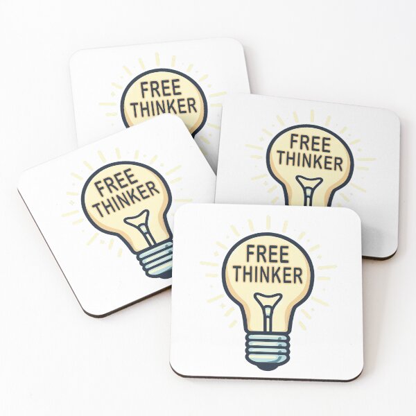 Item preview, Free Thinker Light Bulb designed and sold by unionpride.