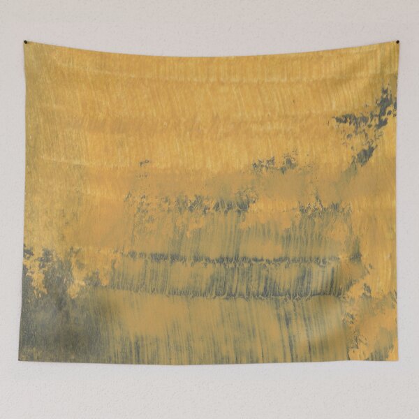 Item preview, "Trying to Meditate" - Yellow Black Abstract Contemporary  designed and sold by pngrktes-art.