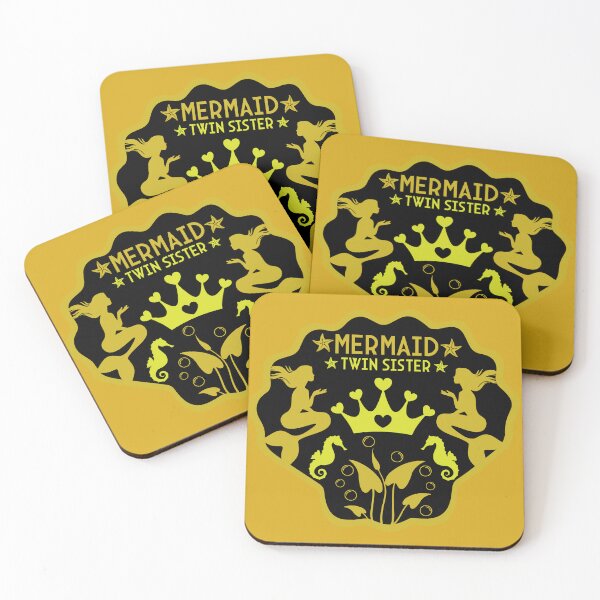 Artikelvorschau, Meerjungfrau-Zwillingsschwestern entworfen und verkauft von happygiftideas.