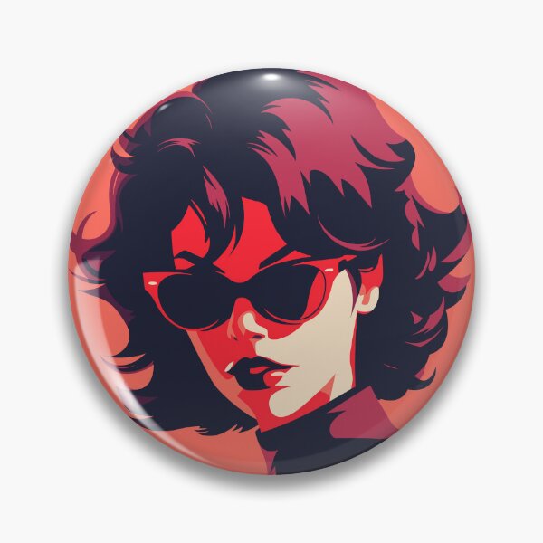 Item preview, Scarlet Allure: Sultry Woman in Vibrant red hues designed and sold by TrendyArtInk.