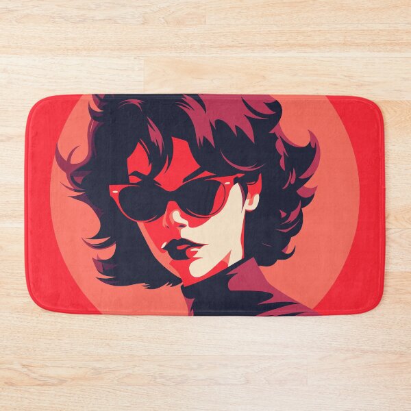 Item preview, Scarlet Allure: Sultry Woman in Vibrant red hues designed and sold by TrendyArtInk.