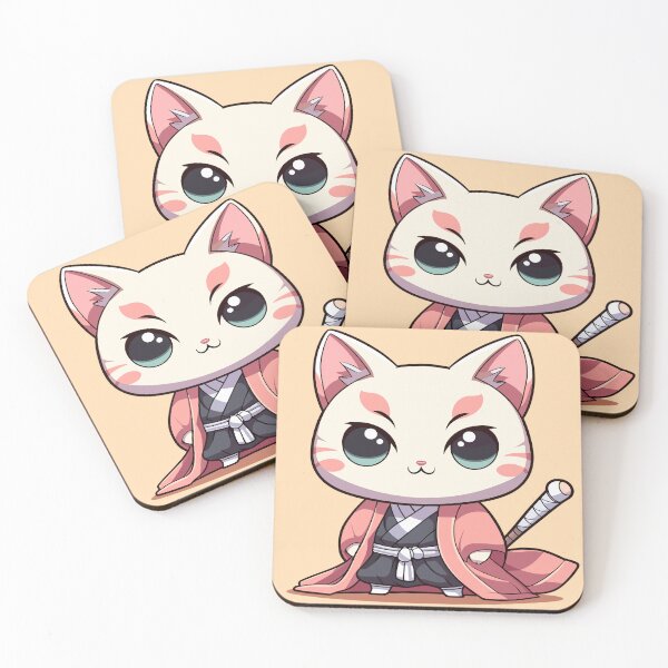 Item preview, Shinobi Kitty in Hakama  designed and sold by LoFi-OG.
