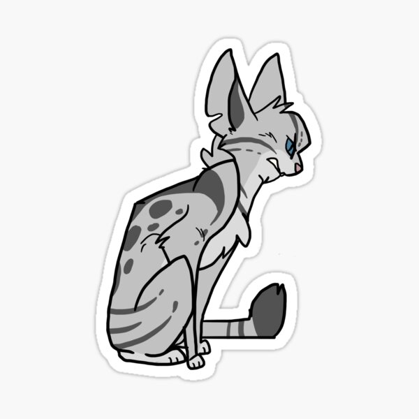 warriors inspired ashfur Sticker for Sale by MagicPistachio