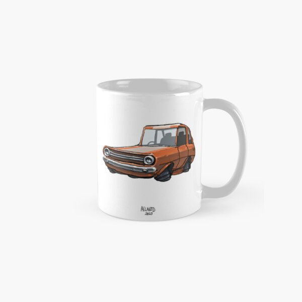 Vintage 80s Auto Car Coffee Travel No Spill Mug 