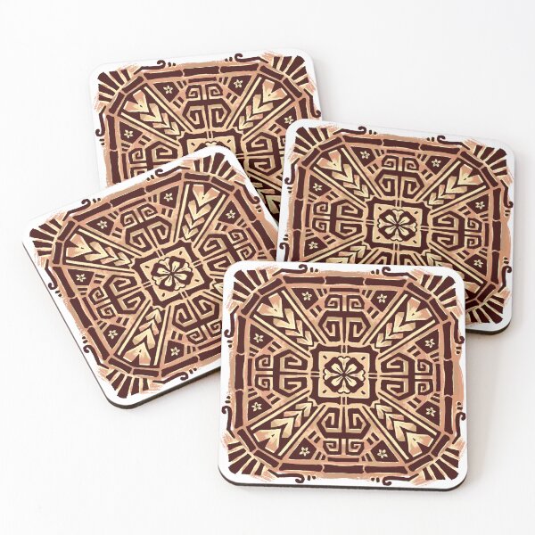 Item preview, Geometric Polynesian - Tan Version designed and sold by kspence66.