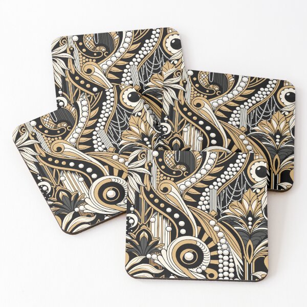 Item preview, Elegant Baroque Pattern - Classic Design Art Print designed and sold by The-Library.