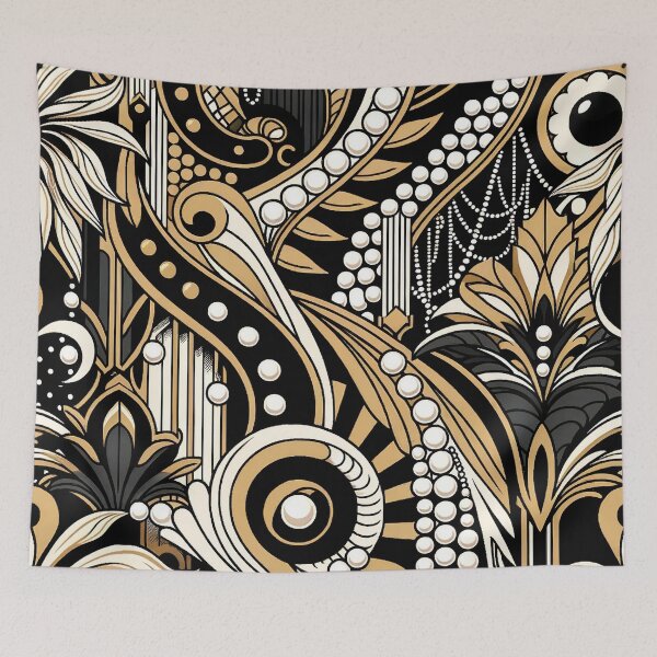 Item preview, Elegant Baroque Pattern - Classic Design Art Print designed and sold by The-Library.