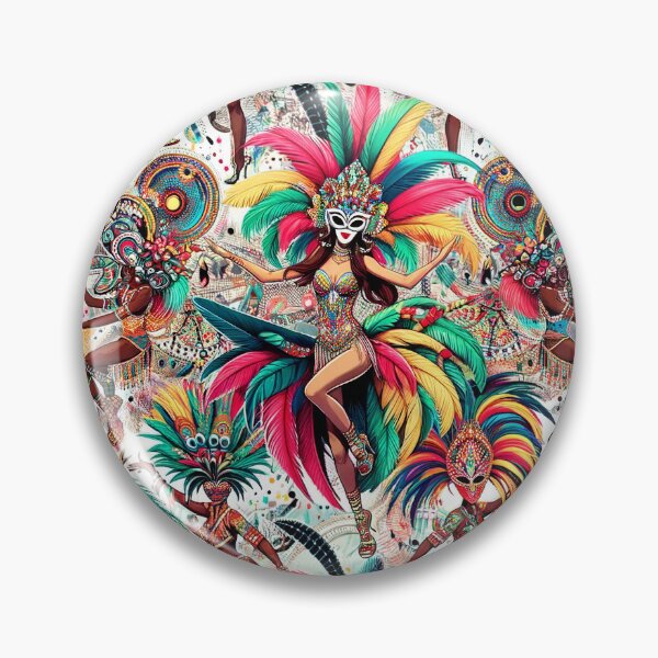 Artikelvorschau, Vibrant Carnival Pattern Design - Festive Art Print entworfen und verkauft von The-Library.