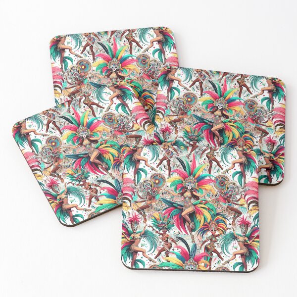 Artikelvorschau, Vibrant Carnival Pattern Design - Festive Art Print entworfen und verkauft von The-Library.