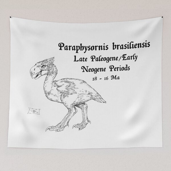 Item preview, Paraphysornis brasiliensis  designed and sold by DavidNeffArt.