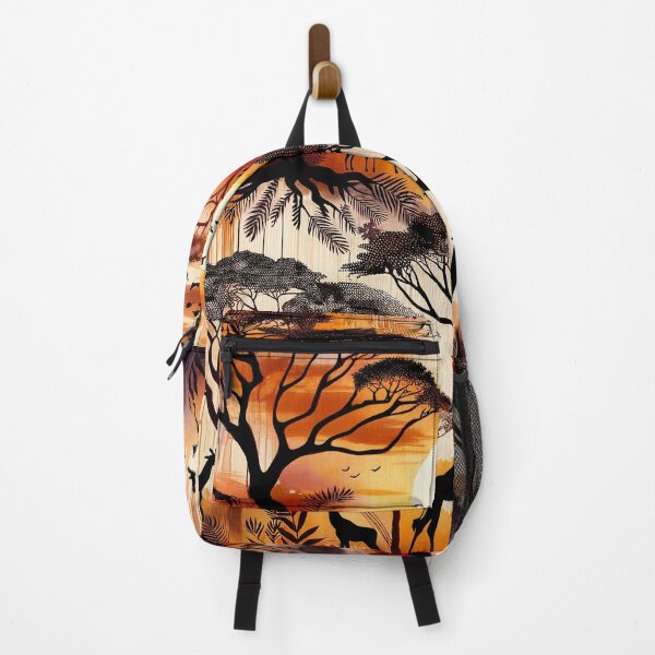 Item preview, Wild Safari Pattern Design - Exotic Wildlife Art Print designed and sold by The-Library.