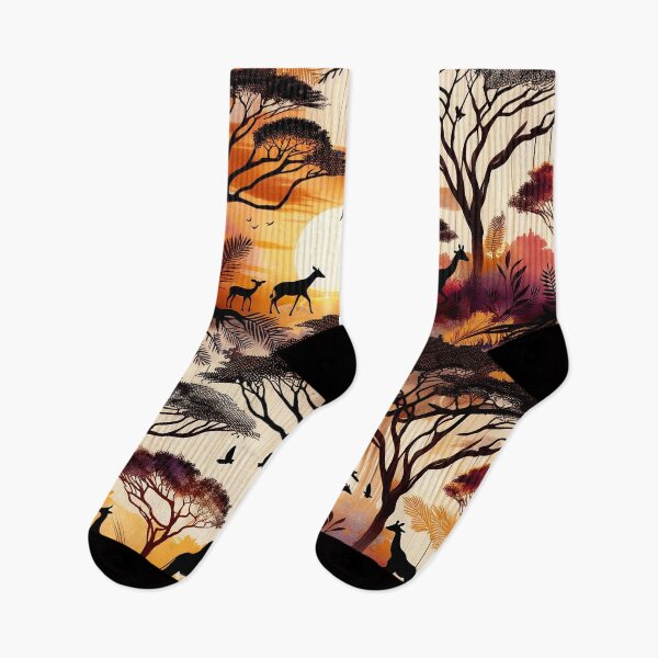 Item preview, Wild Safari Pattern Design - Exotic Wildlife Art Print designed and sold by The-Library.