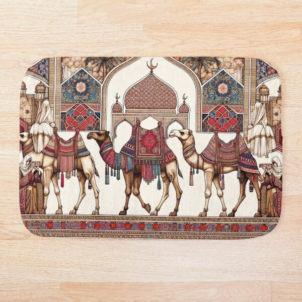 Item preview, Elegant Arabic Pattern Design - Cultural Art Print" designed and sold by The-Library.