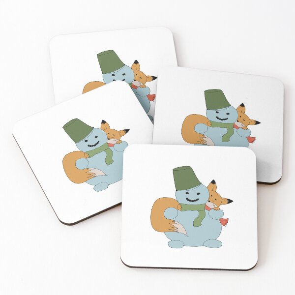 Item preview, Frosty Friends: Fox and Snowman's Holiday Hideaway designed and sold by RedFoxIV.