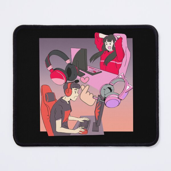 Item preview, gamer couple designed and sold by stepmorph.