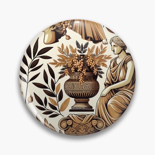 Item preview, Timeless Ancient Rome Pattern Design - Historical Art Print designed and sold by The-Library.