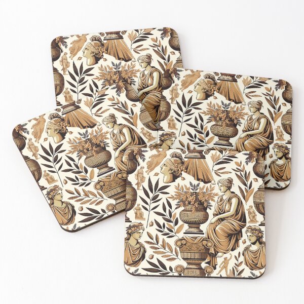 Item preview, Timeless Ancient Rome Pattern Design - Historical Art Print designed and sold by The-Library.