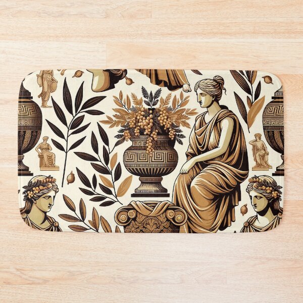 Item preview, Timeless Ancient Rome Pattern Design - Historical Art Print designed and sold by The-Library.