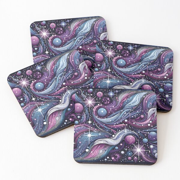 Item preview, Stellar Dream Pattern Design - Cosmic Art Print designed and sold by The-Library.