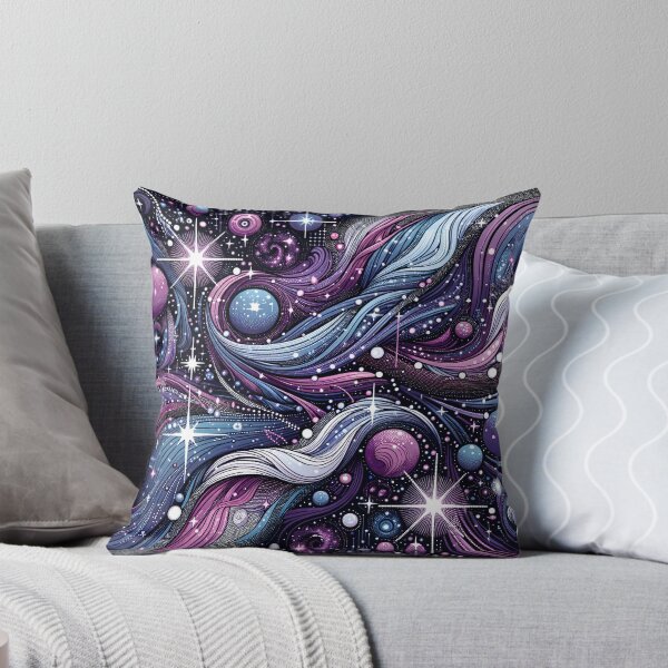 Aperçu de l'œuvre Stellar Dream Pattern Design - Cosmic Art Print créée et vendue par The-Library.
