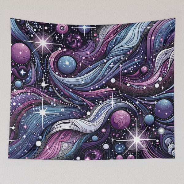 Item preview, Stellar Dream Pattern Design - Cosmic Art Print designed and sold by The-Library.