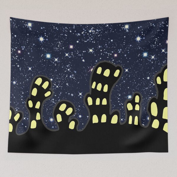 Item preview, Blobby Cityscape designed and sold by Noobles-Sh0p.