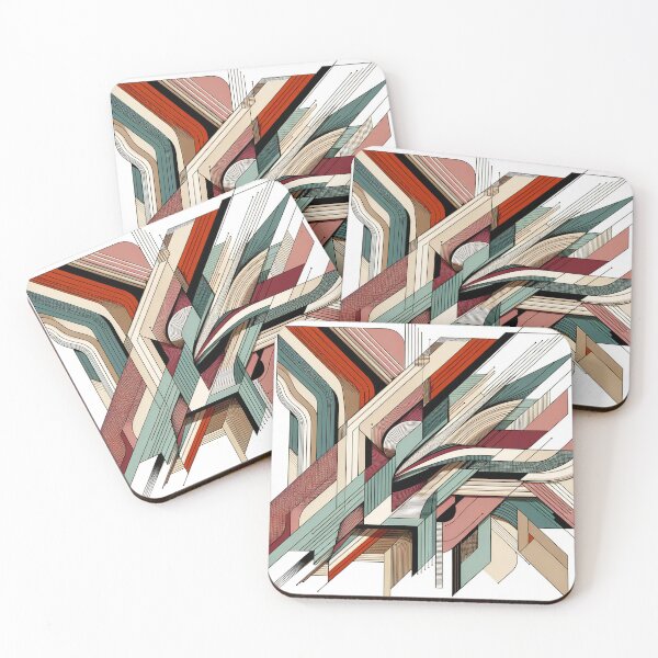Artikelvorschau, Dynamic Abstract Pattern Design - Modern Art Print entworfen und verkauft von The-Library.