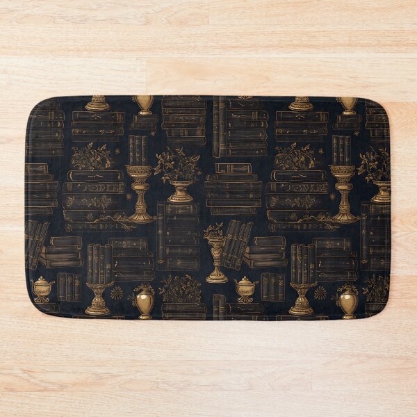 Item preview, Black & Gold Dark Academia Pattern designed and sold by Lunar-Witches.