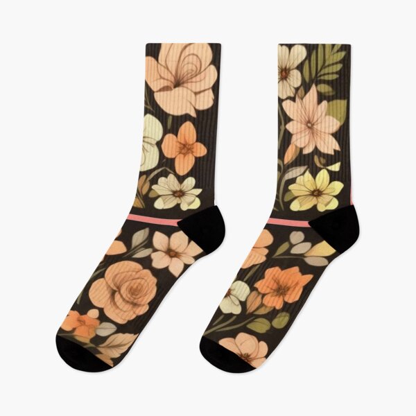 Item preview, Peach and moss green floral Patchwork  designed and sold by Roxburylane.