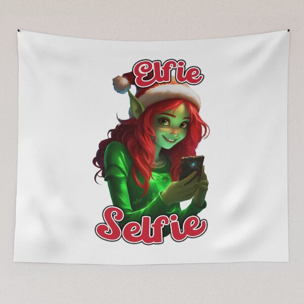 Item preview, Cute Christmas Elfie Selfie designed and sold by KERaney.