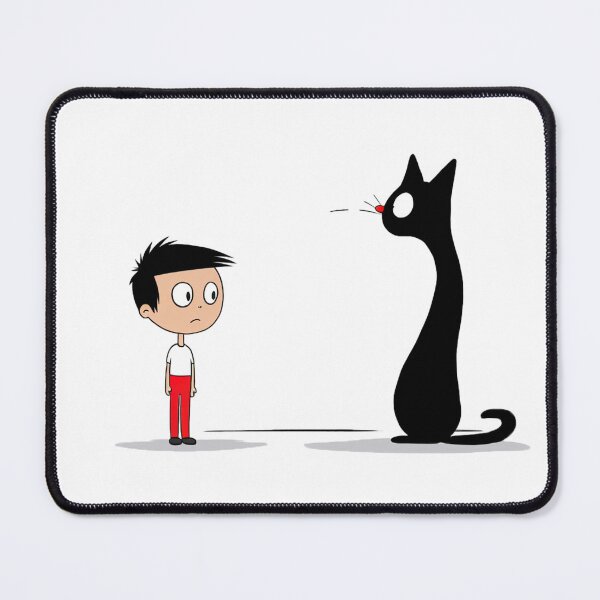 Item preview, Cute Cat and Cute little guy designed and sold by omerfdln34.