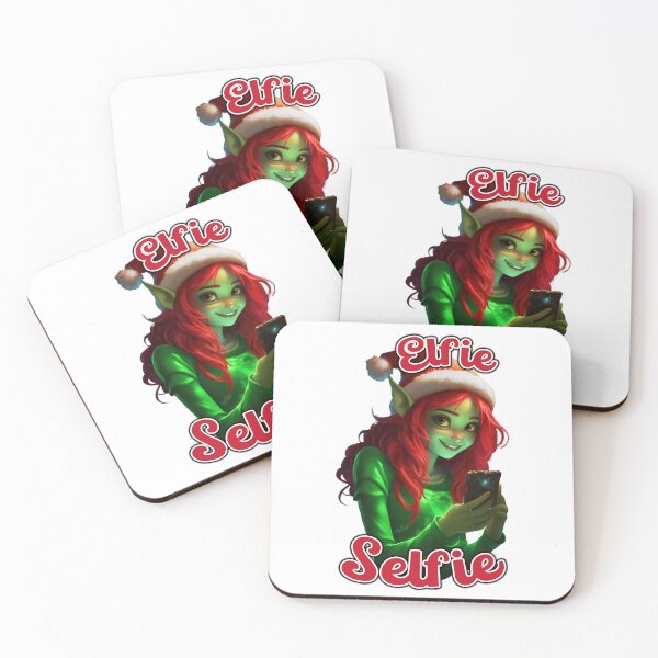 Item preview, Cute Christmas Elfie Selfie designed and sold by KERaney.