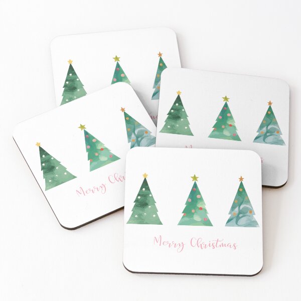 Item preview, Merry Christmas, trees designed and sold by CheekyChimpCo.