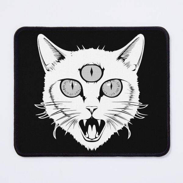 Item preview, Third Eye Kitty White designed and sold by GrizzlyGaz.